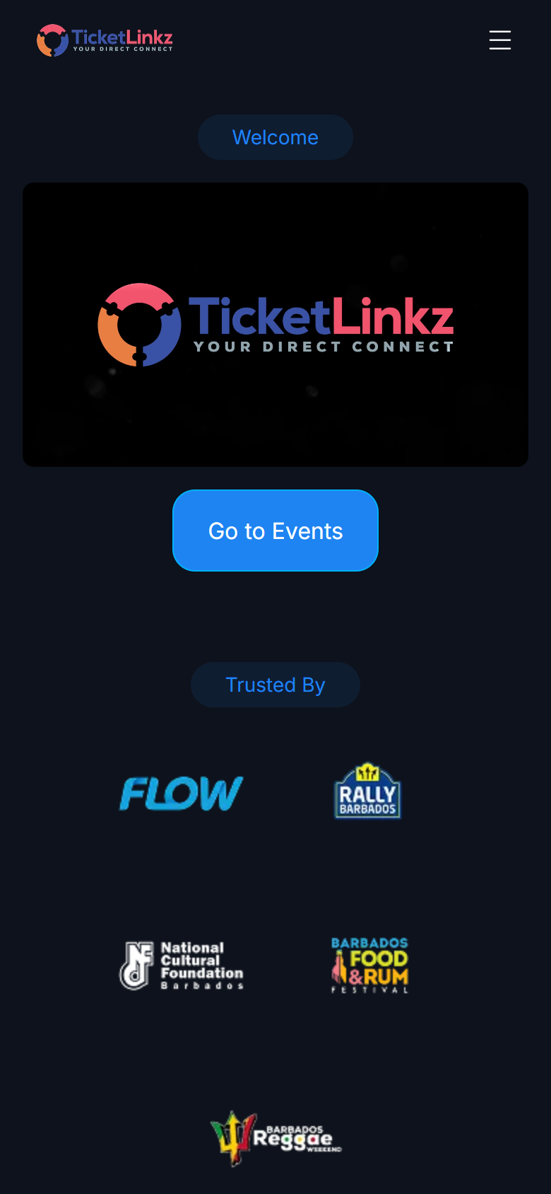 Homepage, mobile
